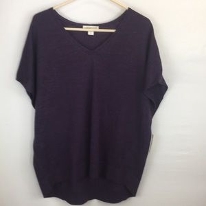 Coldwater Creek Large Purple Sleeveless Sweater